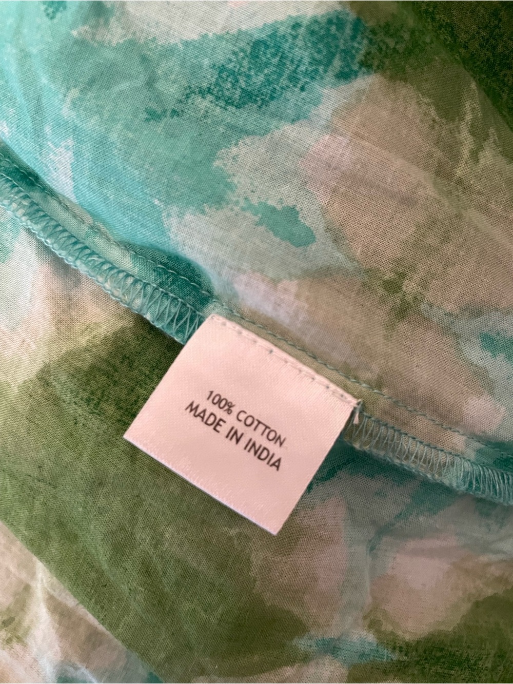 Tuckernuck Seafoam Medallion Salty Paloma Caftan Tie-Dye Tiered Maxi Dress Small - Picture 12 of 12